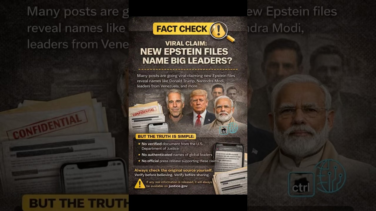 21 December 2025: 🚨 FACT CHECK | Epstein Files.