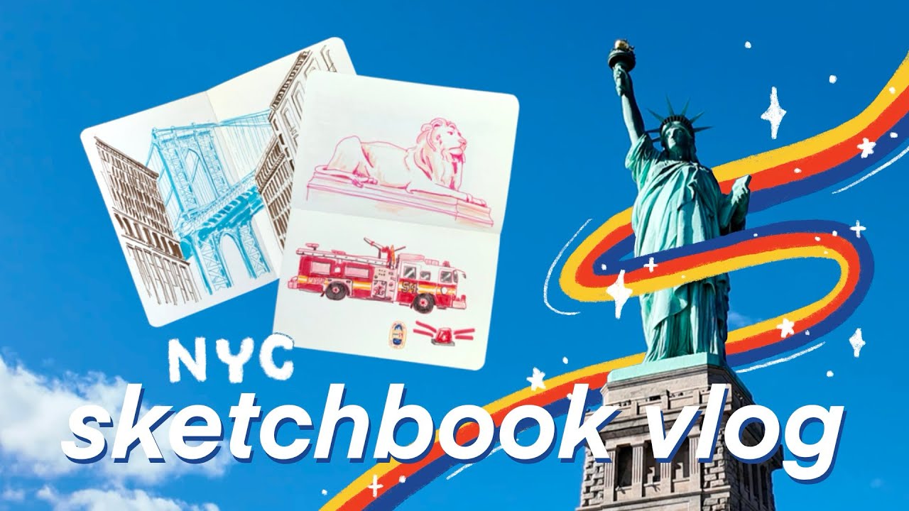 Finding Inspiration in New York City | Sketchbook Vlog