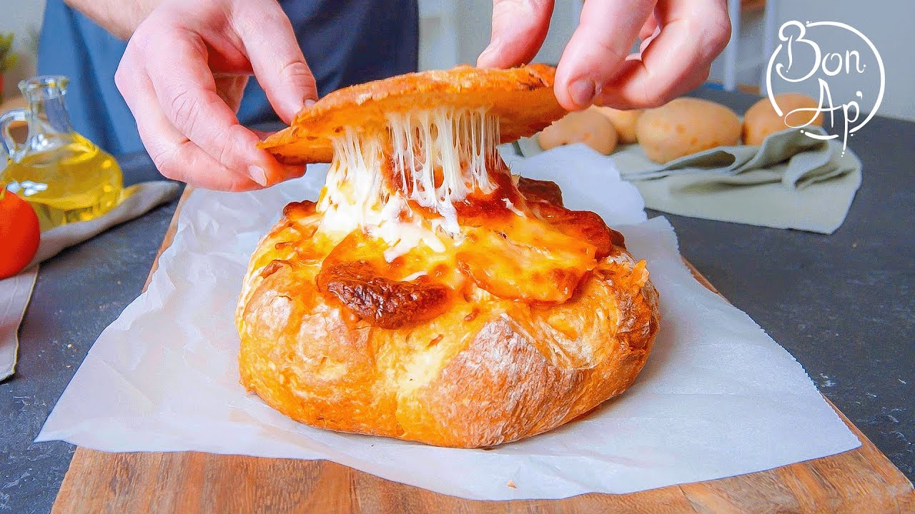 Une idée originale pour le pain farci ! Un nouveau succès sur la table à midi