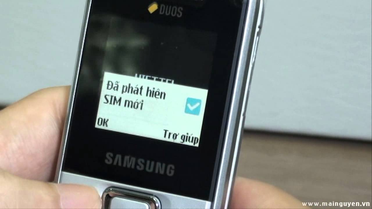 Khui hộp Samsung E1182 - www.mainguyen.vn