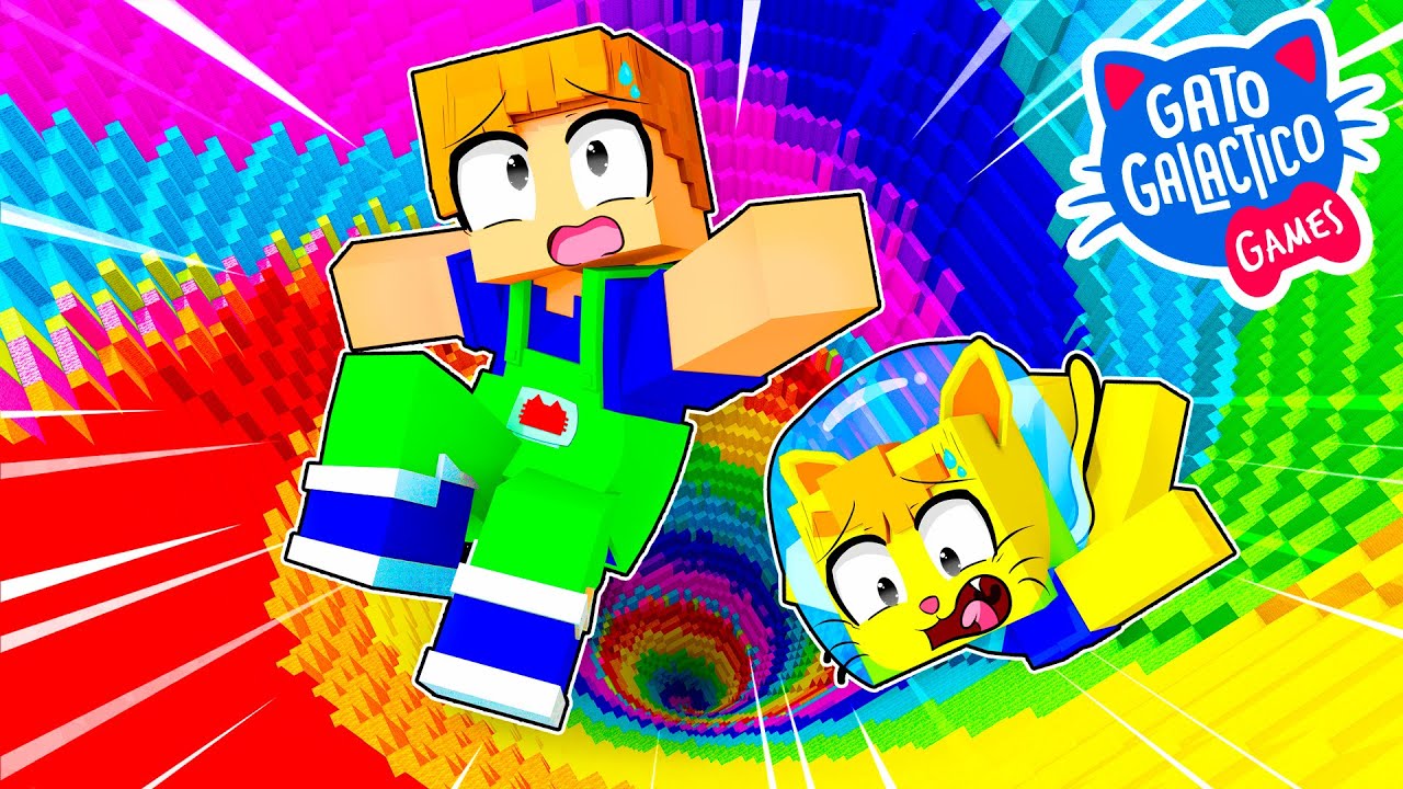 O IMPOSSÍVEL DROPPER DO ARCO-IRIS NO MINECRAFT !!!