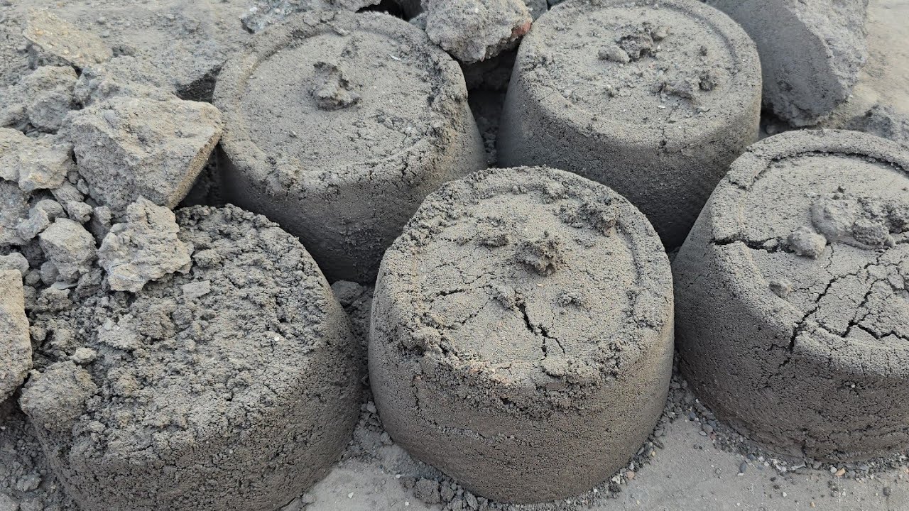 NEW: Pure Ashes Gritty Soft Floor Crumbling #asmr #cementfloor #satisfying
