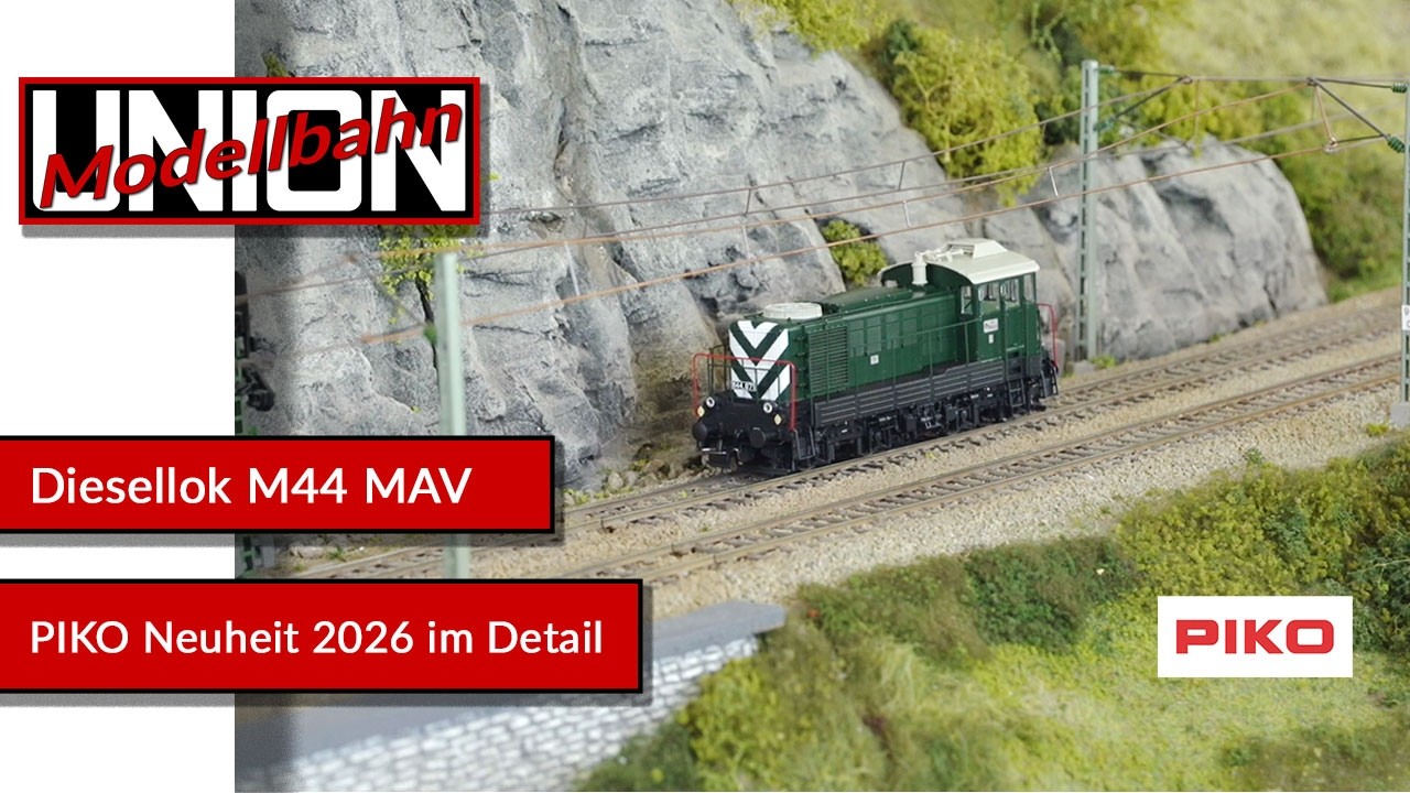 Die legendäre M44 als H0-Modell! PIKO Neuheit 2026 im Detail