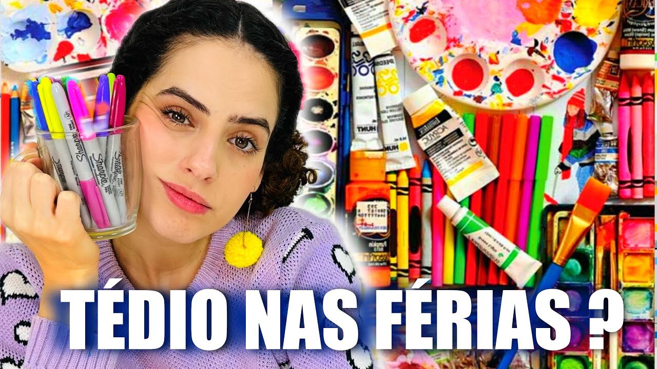 10 IDEIAS DE ARTE PRA FAZER NO T&Eacute;DIO DAS F&Eacute;RIAS! Paula Stephania