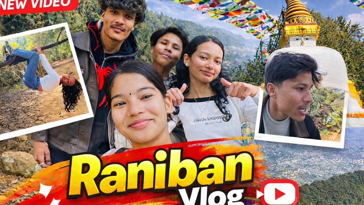 KT haru sanga raniban hiking ma gaiyo 😍. Ramailo vayo j hos 😂. #raniban #hiking #hikingadventures 
