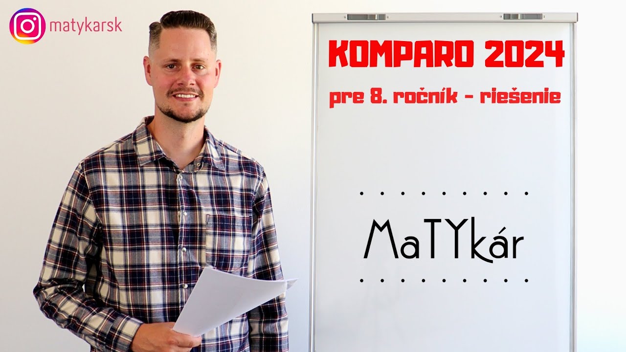 KOMPARO 2024 pre 8. ROČNÍK | riešenie testu