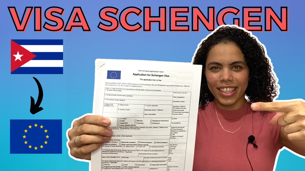 ¿COMO llenar el FORMULARIO SCHENGEN desde CUBA?