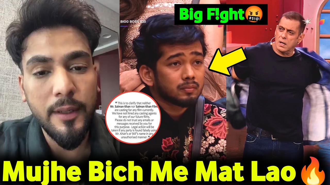 Finally🤬 : Elvish Yadav Breaks Silenced On Salman Khan Vs Scout Op F!ght | Bigg Boss 20