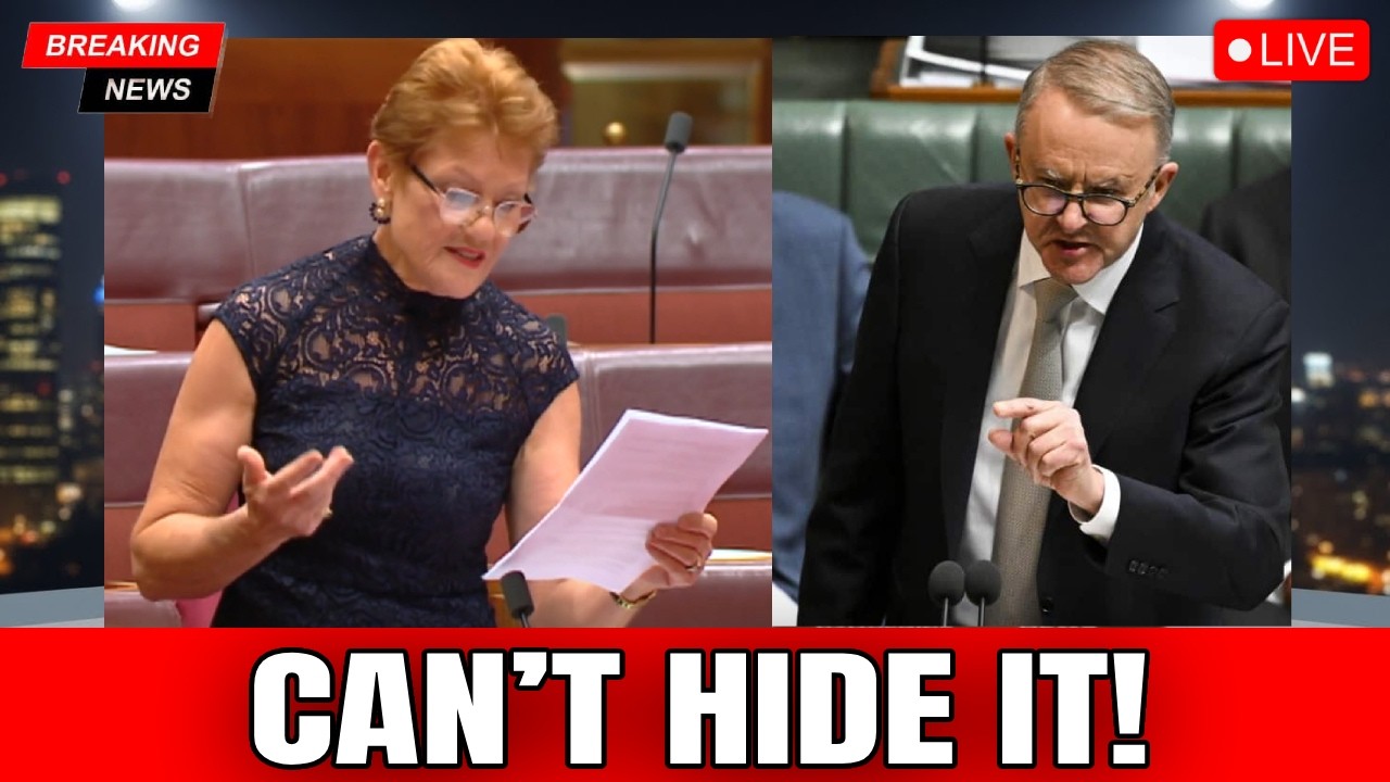 Anthony Albanese LOSES IT After Pauline Hanson Clash &mdash; The Truth In His Voice Exposed LIVE