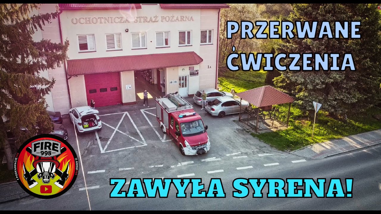 SYRENA PRZERYWA ĆWICZENIA! - ALARMOWANIE I WYJAZD DO WYPADKU - 499[R]02 RENAULT | OSP BIAŁOBRZEGI