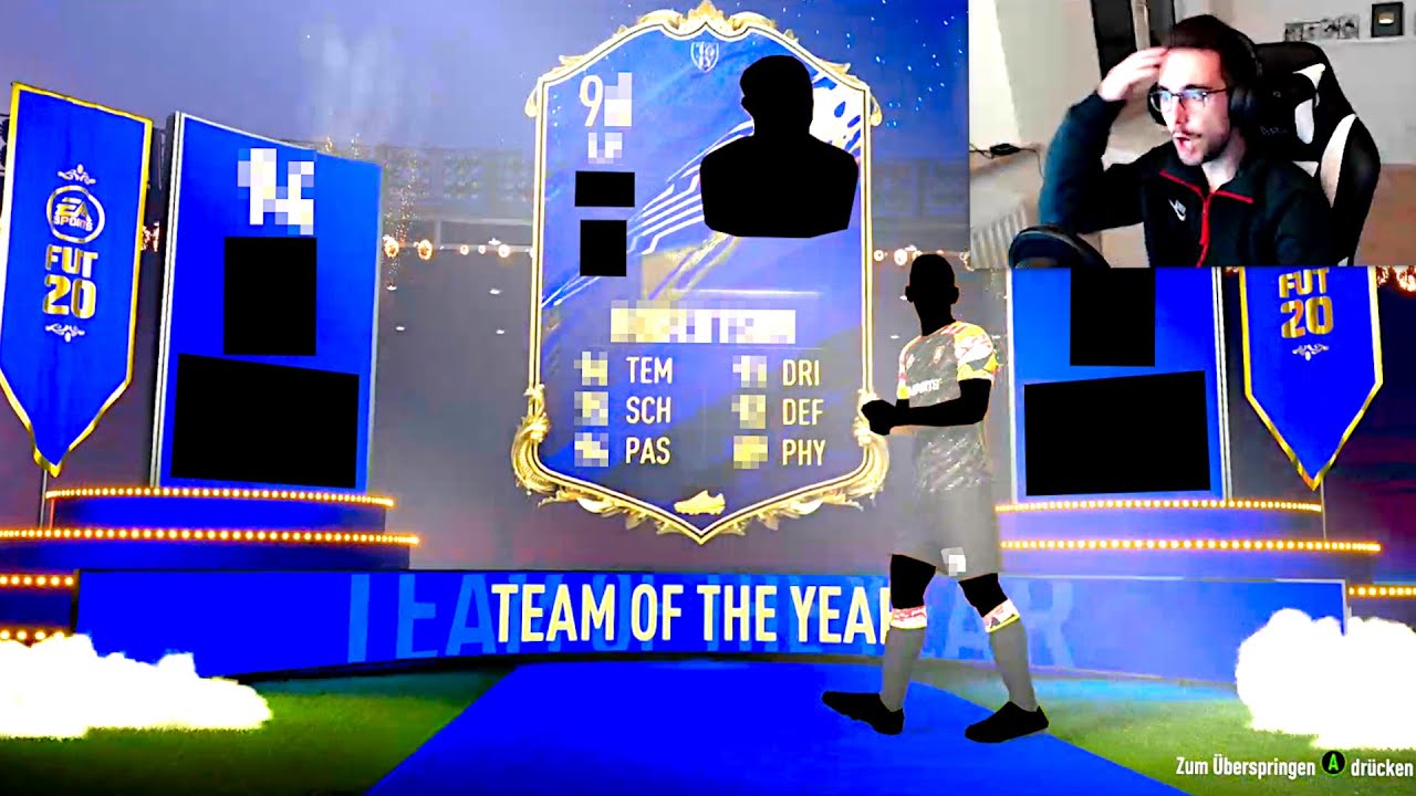 KARRIEREMODUS YOUTUBER ZIEHT TOTY !!! 🔷🔥 FIFA 20 2,5 Mil TOTY Pack Opening (Stream Highlights)