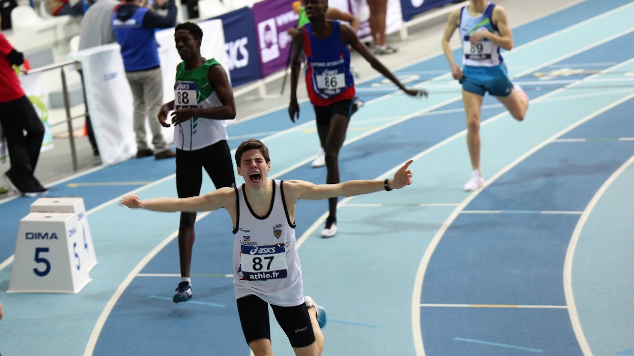 800 cam - Championnats de France Cadets, Juniors en salle