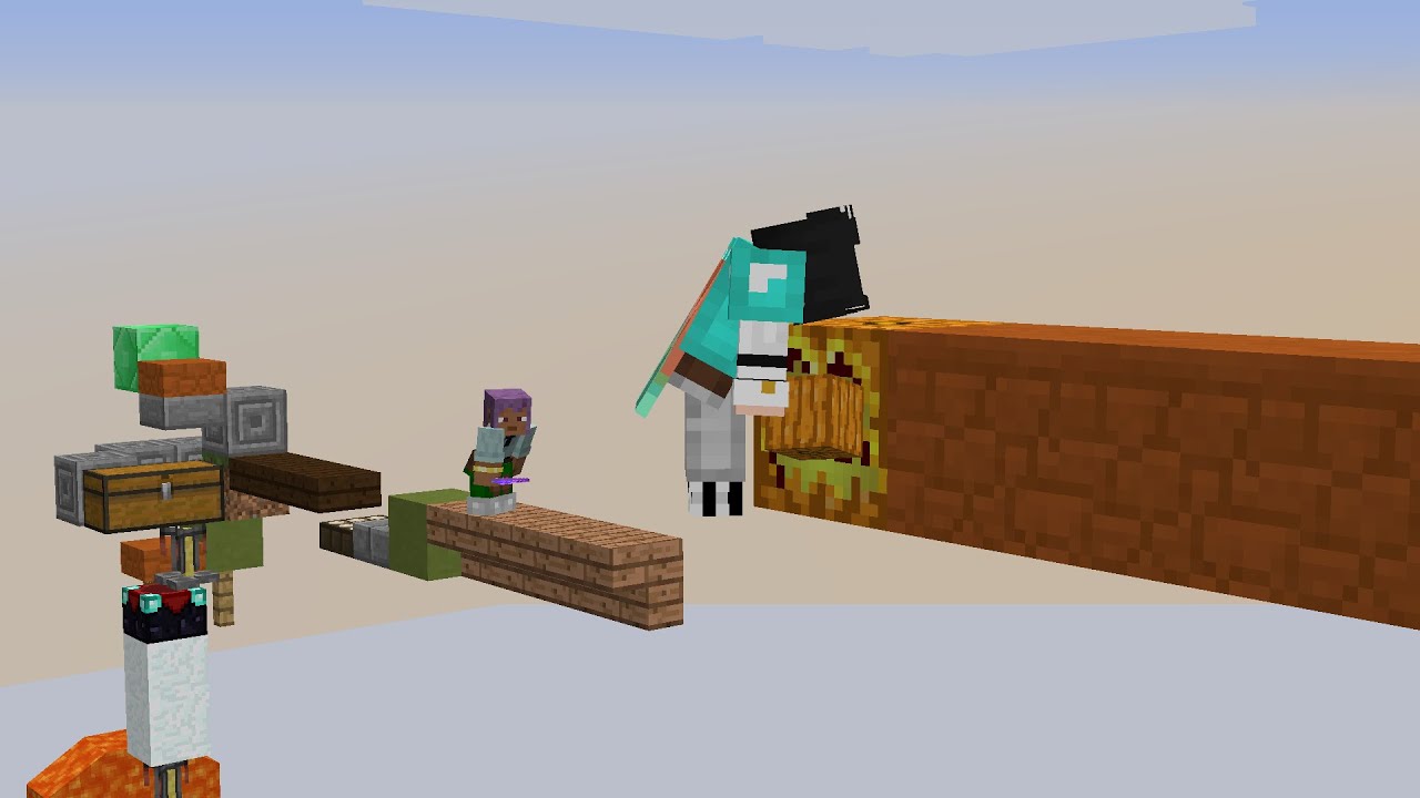 Blok Sıkışması Yüzünden one block - Hypixel BedWars