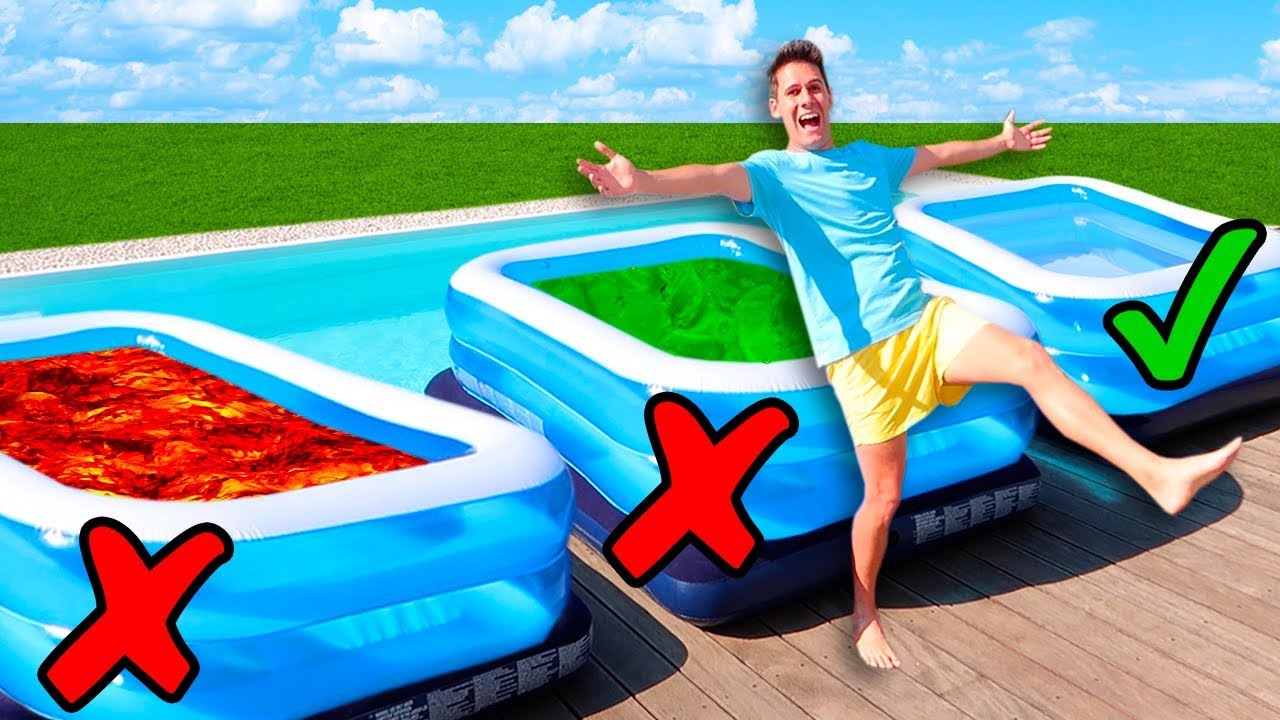 NON SCEGLIERE LA PISCINA SBAGLIATA CHALLENGE!!
