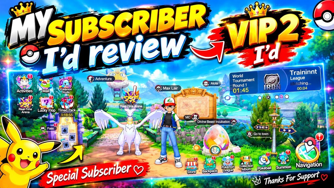 Pokeverse World My Subscriber VIP 2 I'd Review 🩵 || ROY GAMING || 