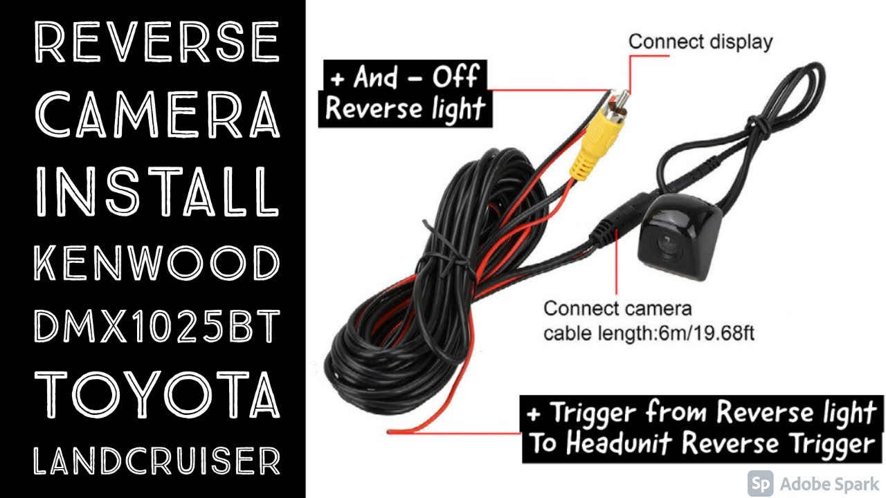 Reverse Camera Install Kenwood DMX1025BT Toyota Landcruiser 100 Series