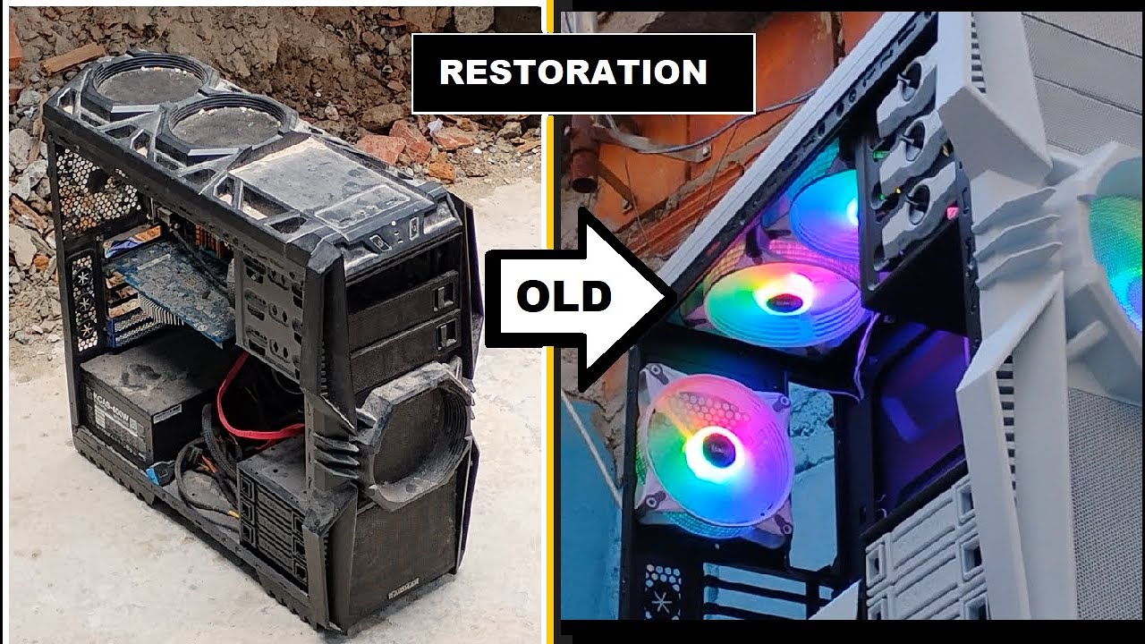 Full Restoration ＣＯＭＰＵＴＥＲ  he was going to the trash /моддинг корпуса ПК из свалки Pc  old кейсмод
