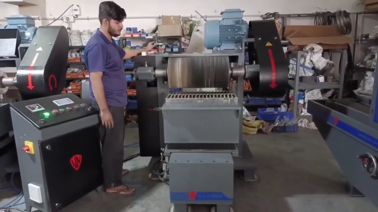 Flat, Square, Half Round Bar, Sheet Polishing & Buffing Machine #VN MACHINES PVT LTD +9195747 33174
