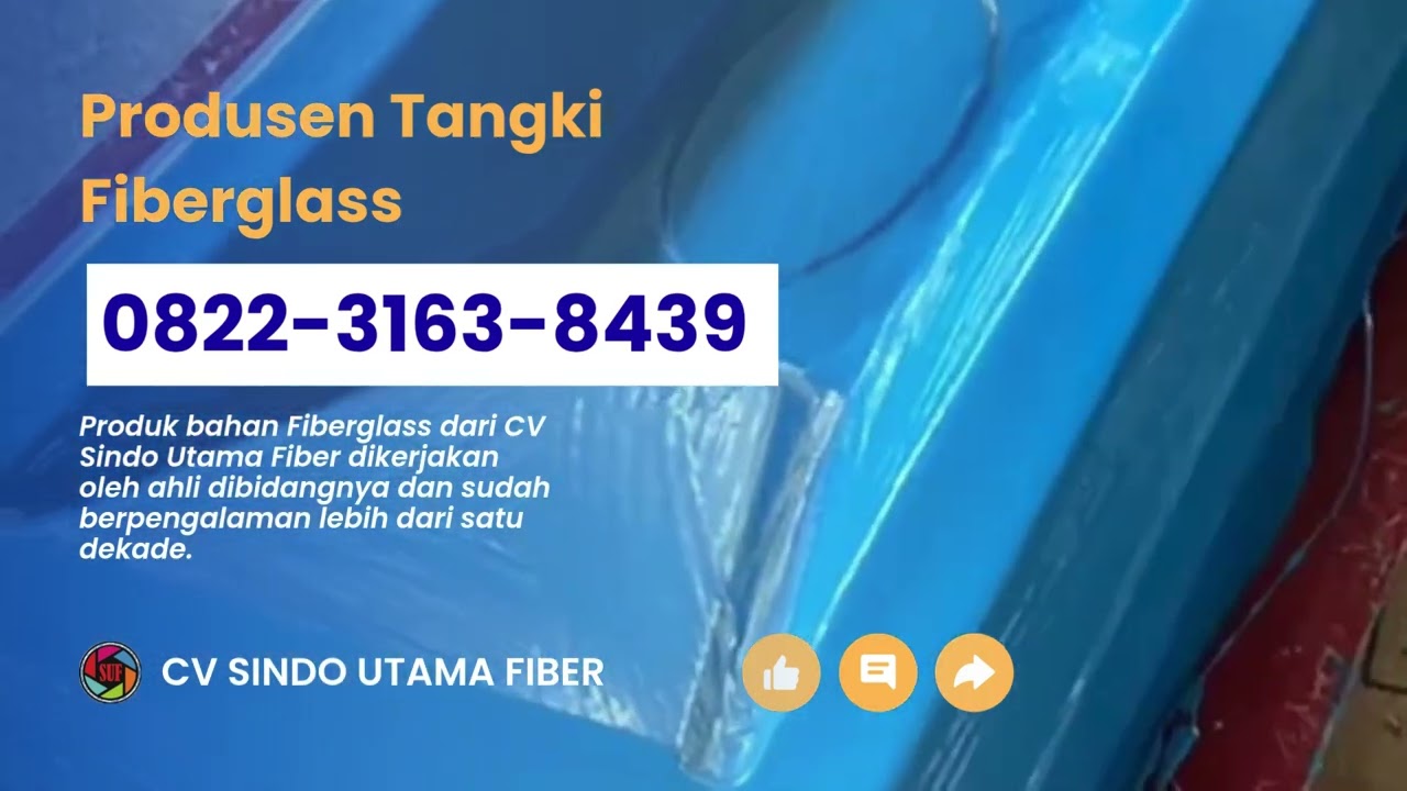 Wa: 0822-3163-8439, Tangki Fiberglass Kapasitas 50.000 l Untuk Rumah Sakit  Di Jombang