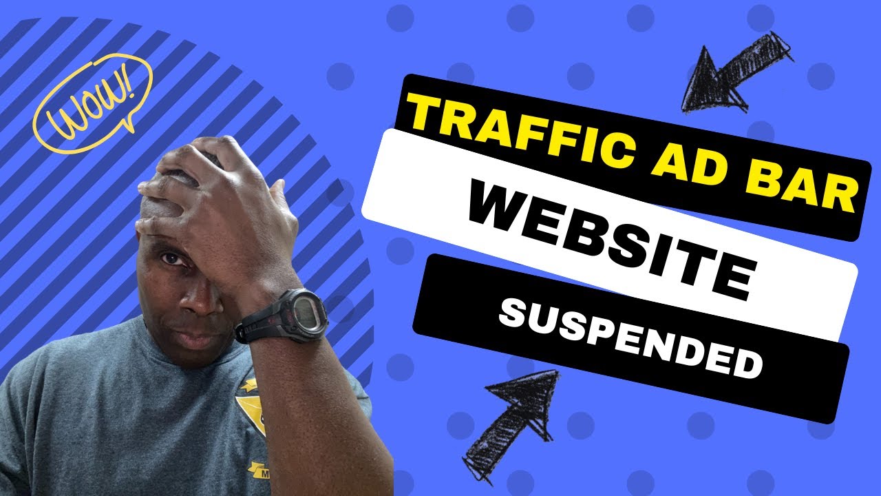 Traffic Ad Bar Website Suspended - How To Surf On Traffic Ad Bar Solution
