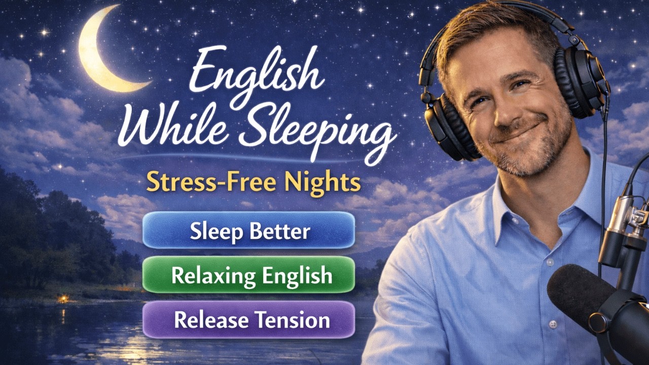 1 Hour English While Sleeping | Calm English Listening for Better Health & Relaxation