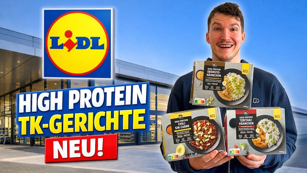 Ich teste ALLE neuen High Protein TK Gerichte von Lidl?