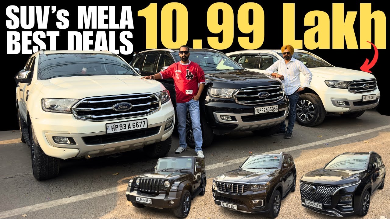 10.99 Lakh Only Showroom Cars HYCROSS, ENDEAVOUR, XUV700, SCORPION THAR, MG, HYRYDER, GV HYBRID