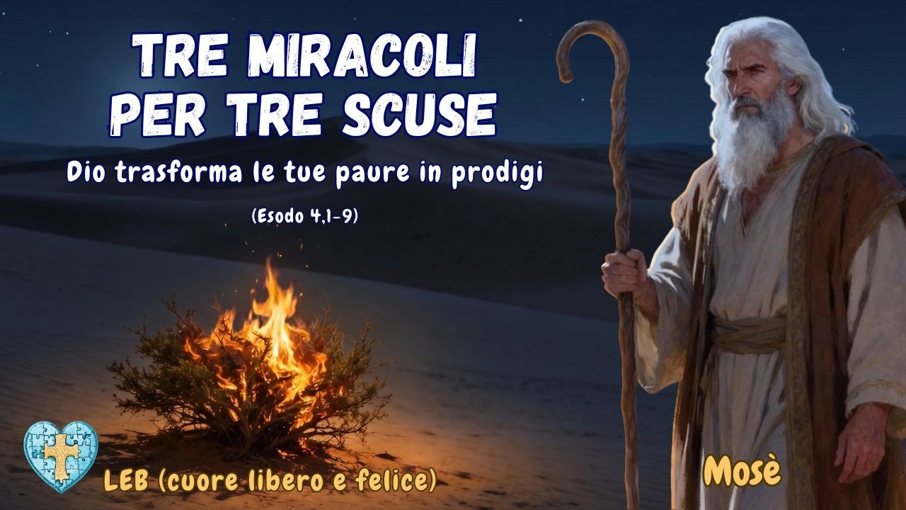 MOSÈ: Tre miracoli per tre scuse (Dio trasforma le tue paure in prodigi) di Massimo Coero Borga