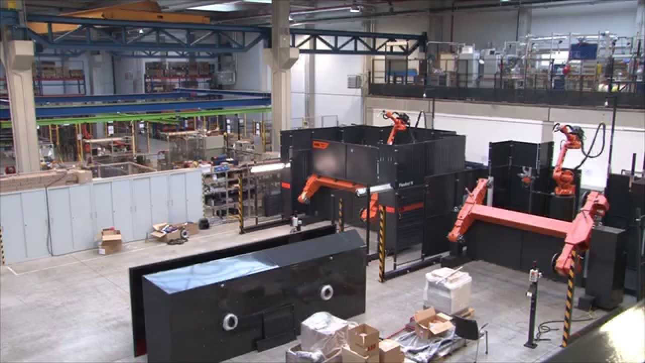 ABB Robotics - Timelapse of a FlexArc robotic welding cell being built