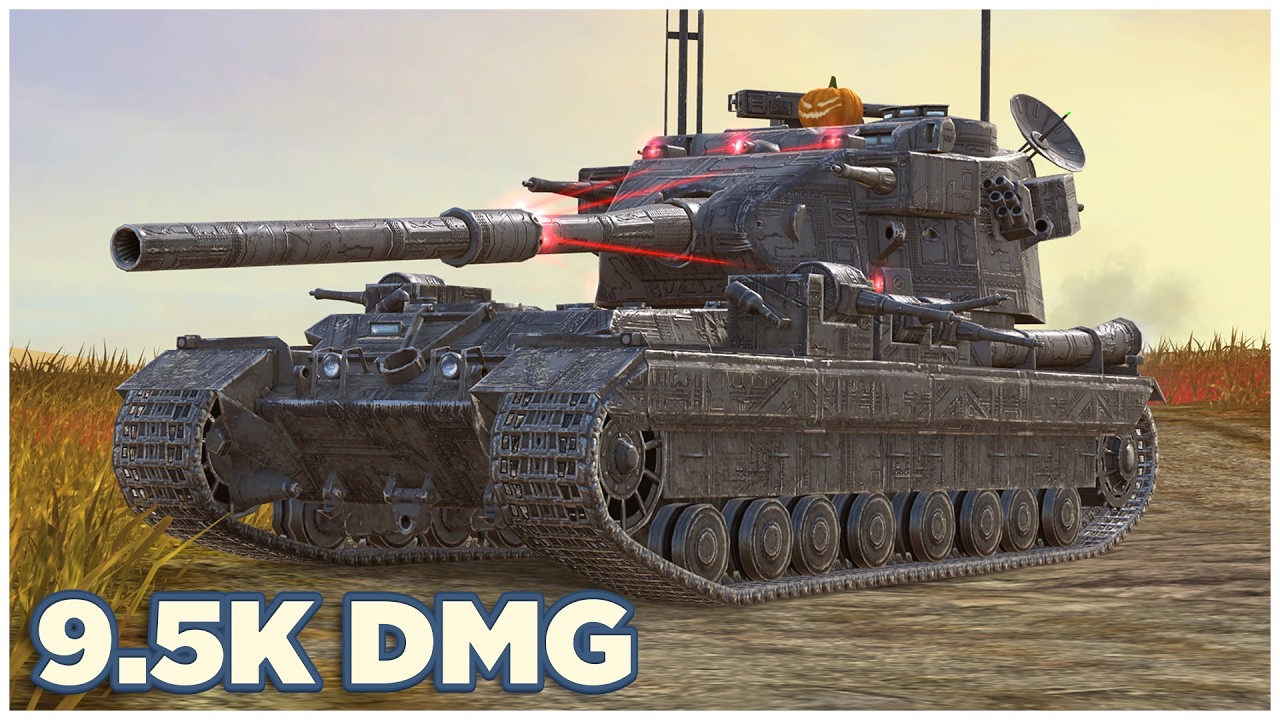 FV215b (183) &bull; 9.5К УРОНА 6 ФРАГОВ &bull; WoT Blitz