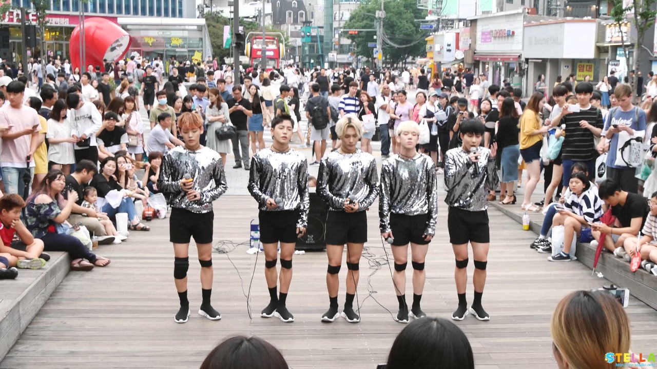 170716 A.C.E(에이스)-선인장(CACTUS)+소나기(cover)+멘트(Full ver.) [4k]/신촌버스킹(BUSKING)