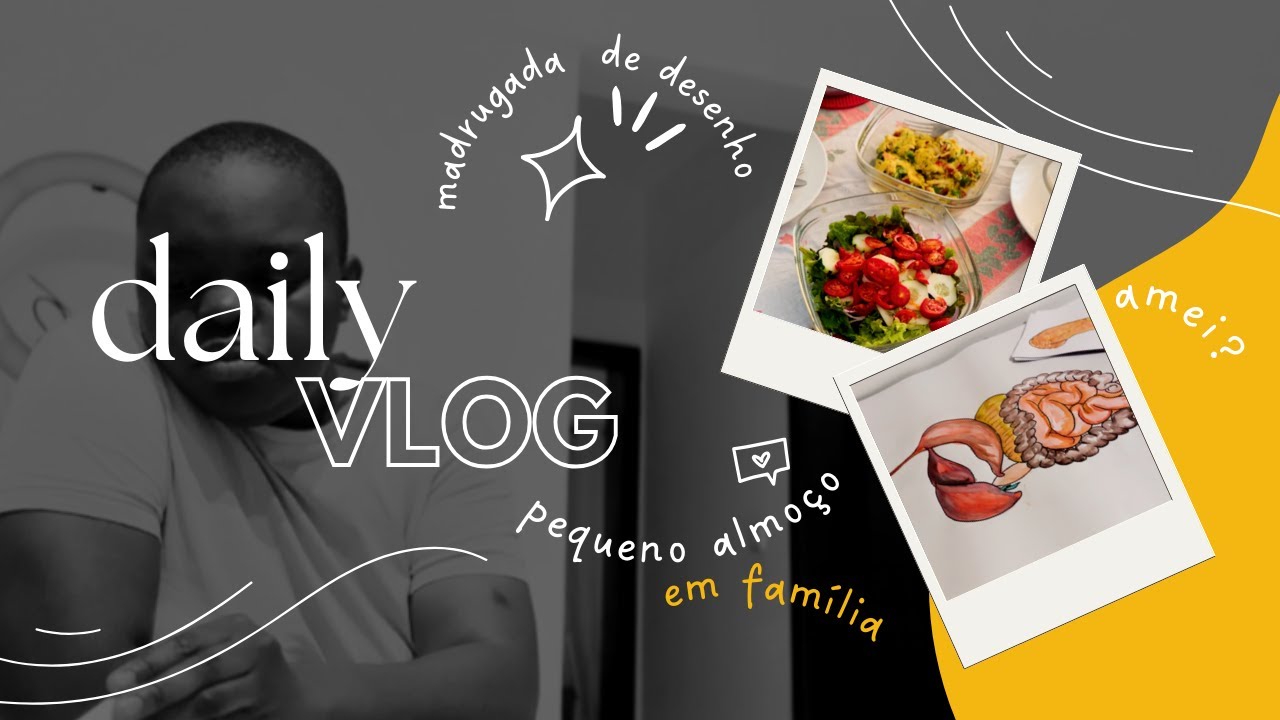 VLOG: Um Dia Comigo: Desenho, Trabalho E Rotina Real