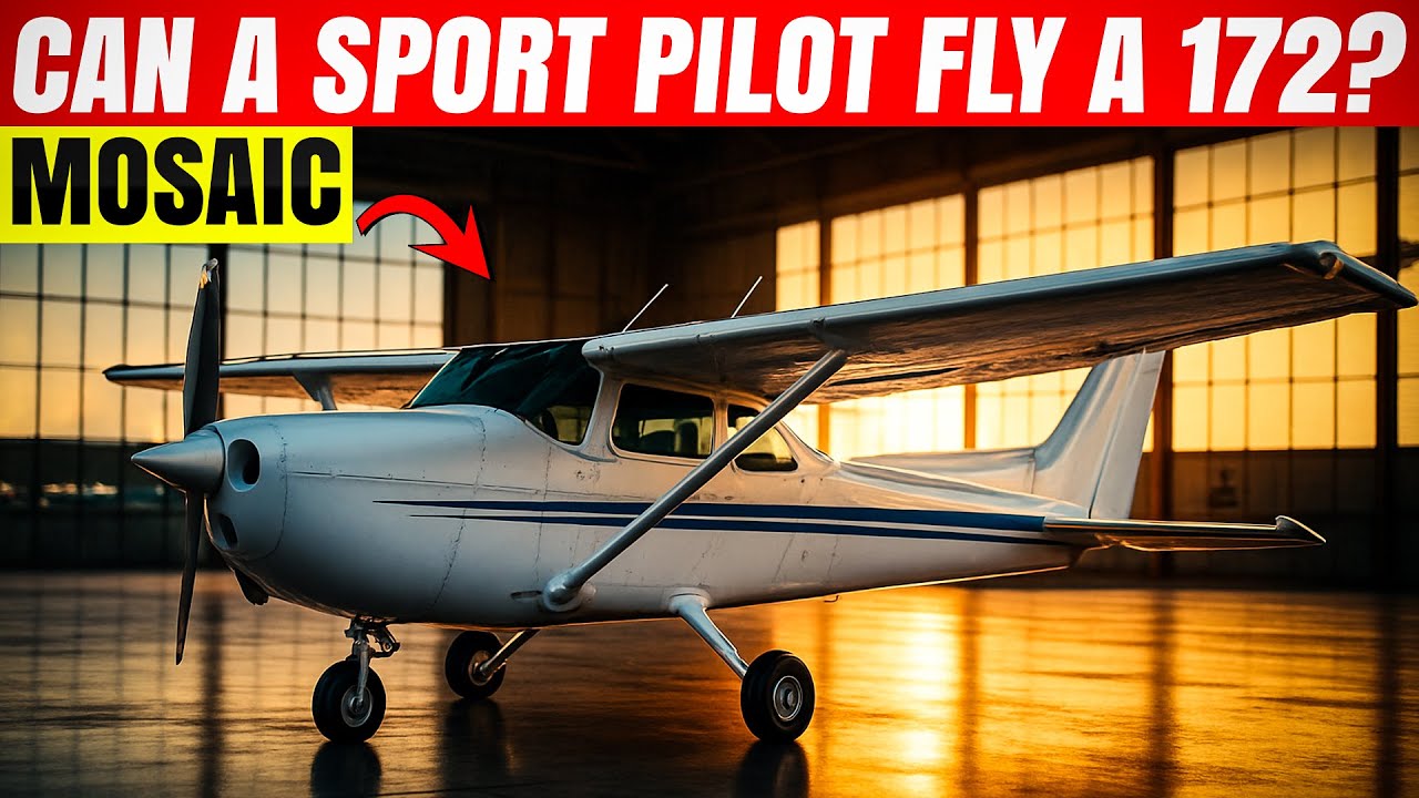 MOSAIC Explained 2025 ✈️ | Can a Sport Pilot Really Fly a Cessna 172?