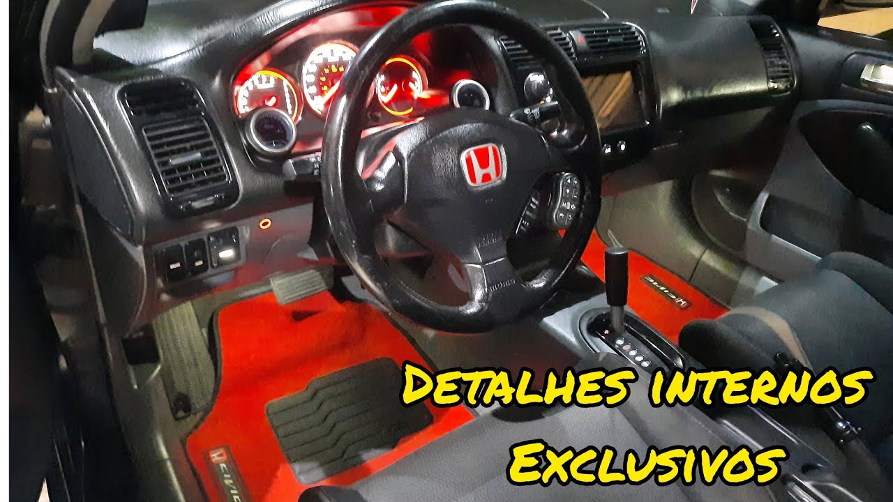 Personalização interna Honda Civic 7° Geração - KnightCivic