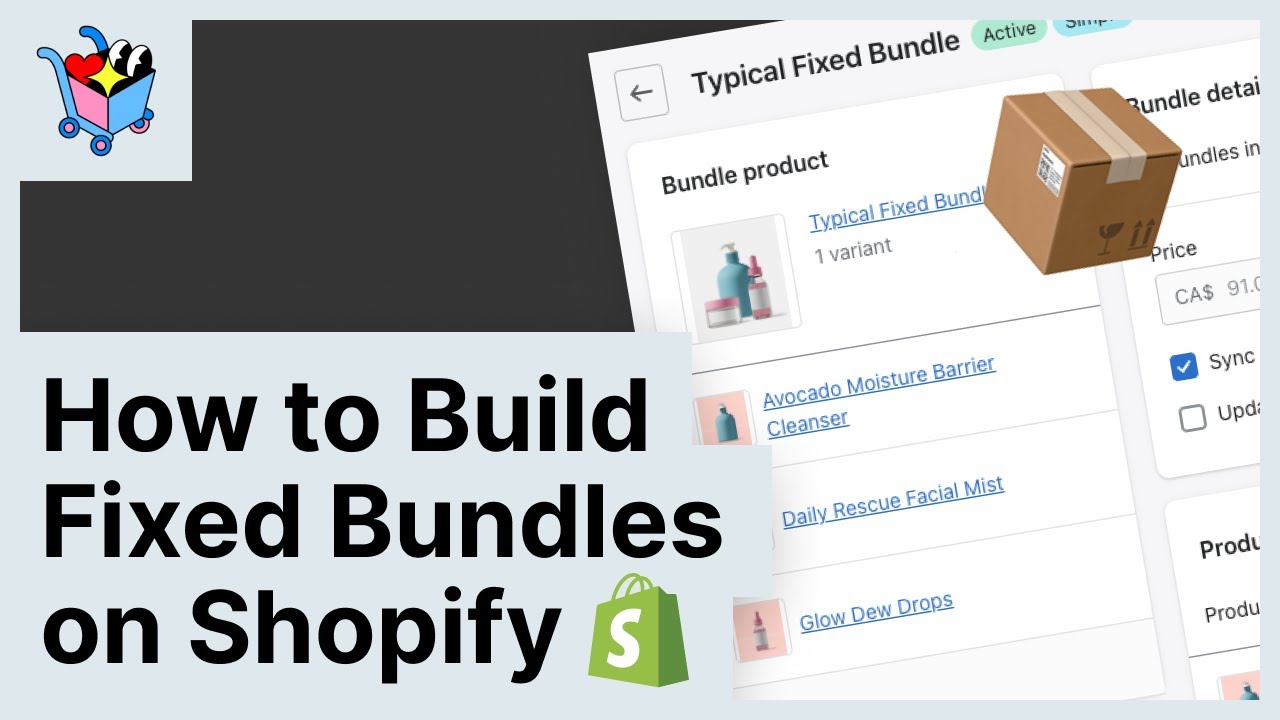 How to Create Fixed Product Bundles on Shopify | Simple Bundles Tutorial