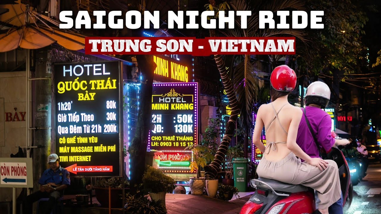 Saigon Nightlife 2025 🇻🇳 | Motorbike Ride in Trung Son | StreetRide with Thanh 4K