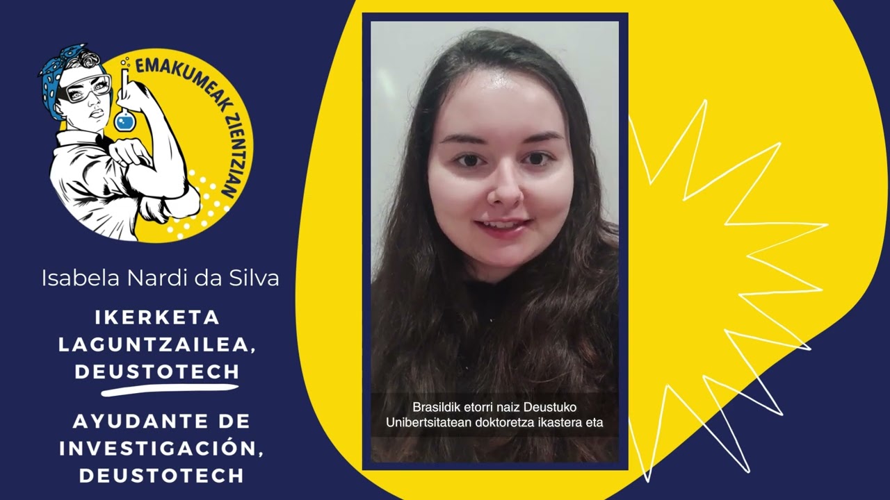 Isabela Nardi da Silva - Ikerketa laguntzailea, Deustotec / Ayudante de Investigaci&oacute;n, Deustotech