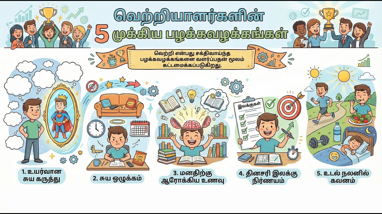 கோடீஸ்வரர்கள் பின்பற்றும் "Million Dollar" Habits | How to Become Rich? (Tamil)