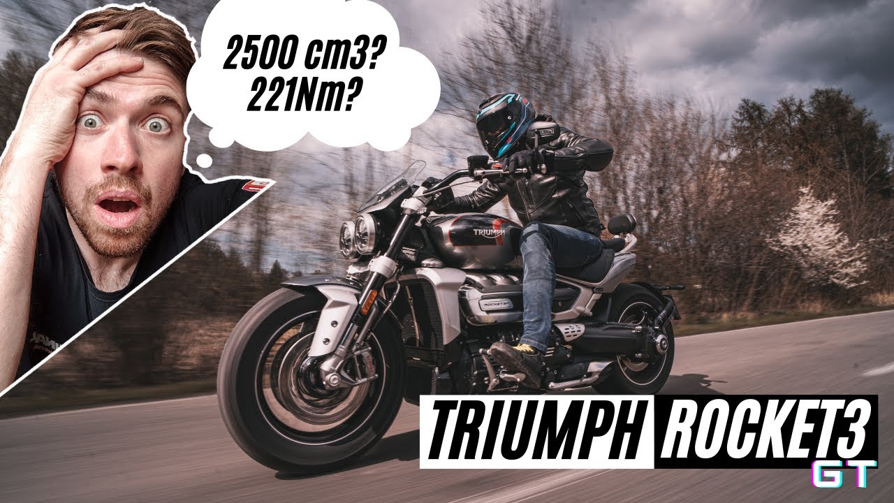 Ile pali największy seryjnie produkowany motocykl świata? Triumph Rocket 3 GT 2022