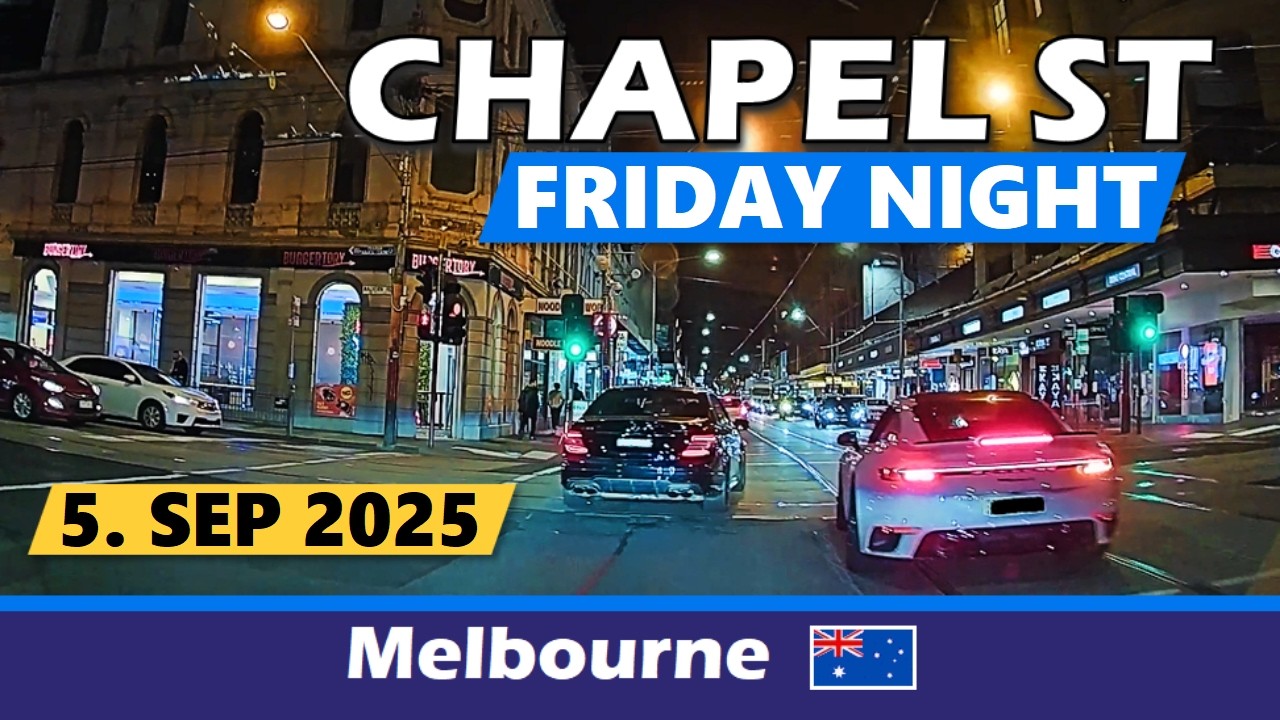 Friday night drive on Chapel Street | 5.September 2025 | Melbourne, Victoria, Australia