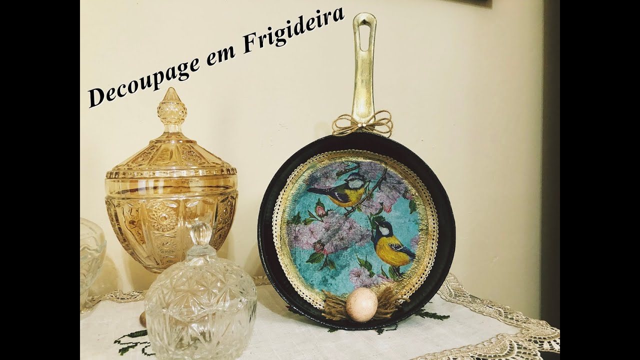 RECICLANDO UMA  FRIGIDEIRA VELHA!