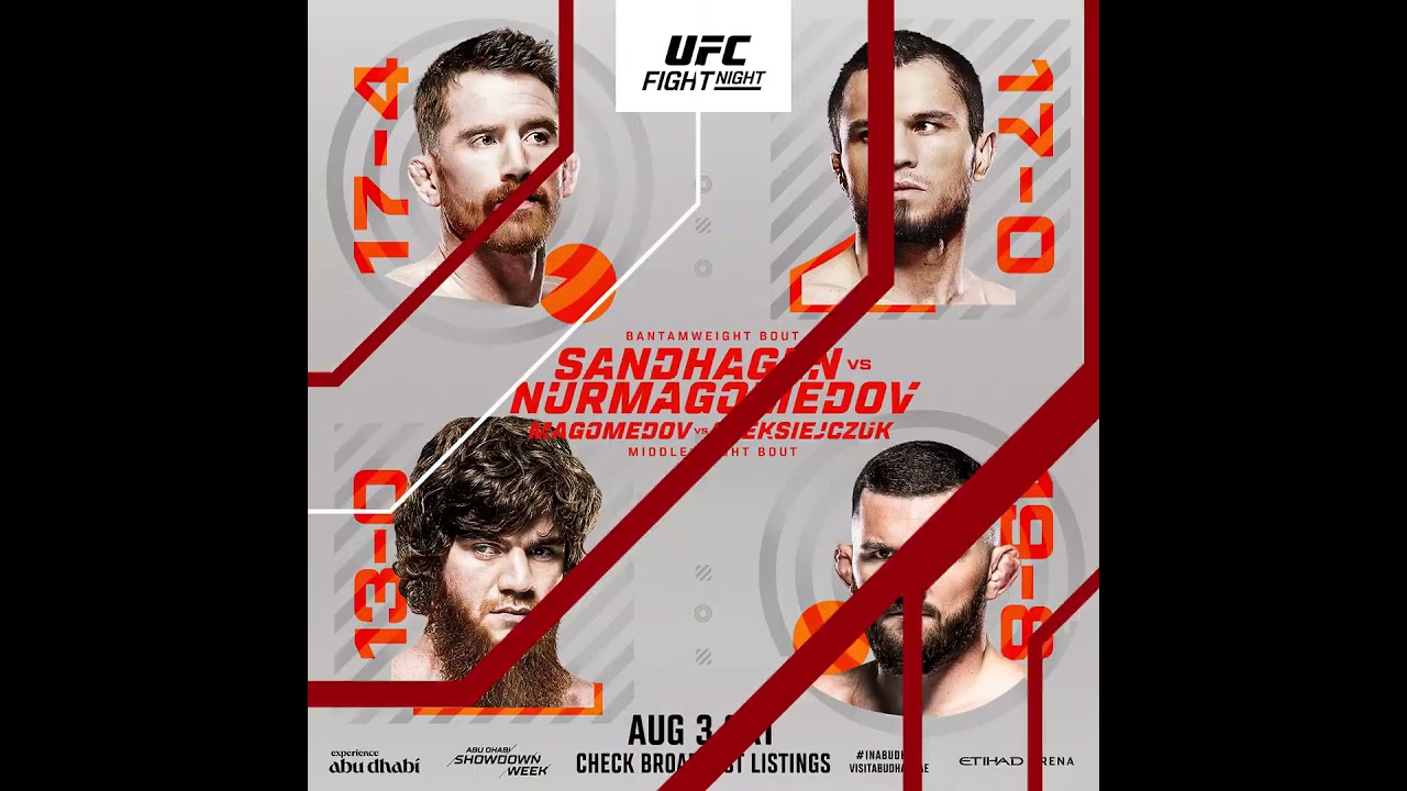 UFC on ABC 7 - Abu Dhabi : Cory Sandhagen 🆚 Umar Nurmagomedov