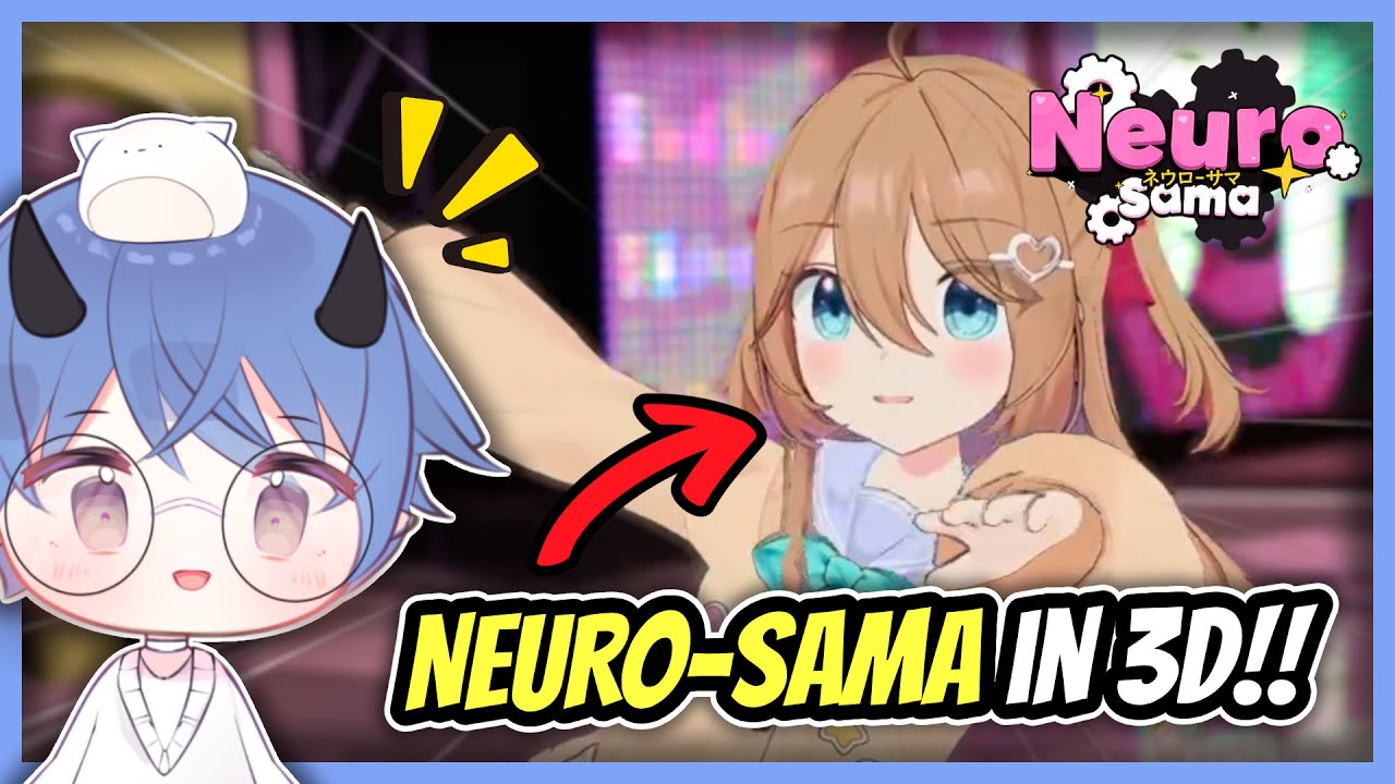 NEURO-SAMA IN 3D?! | Neuro-sama 3D Model Debut Highlights!! (Reaction)