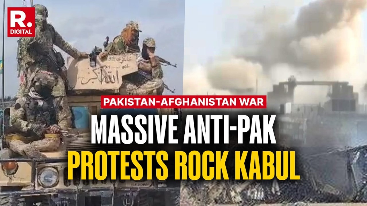 Afghans Launch Anti-Pak Protests On Streets Amid Firing Around Durand Line | Taliban