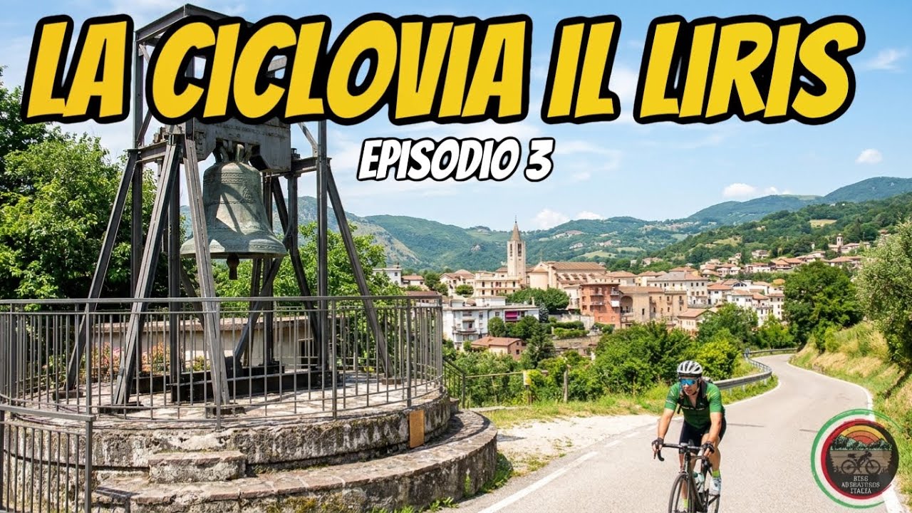 Il LIRIS , la ciclovia del fiume Liri dalla sorgente al mare, PARTE 3 (Cassino-Minturno) FINALE