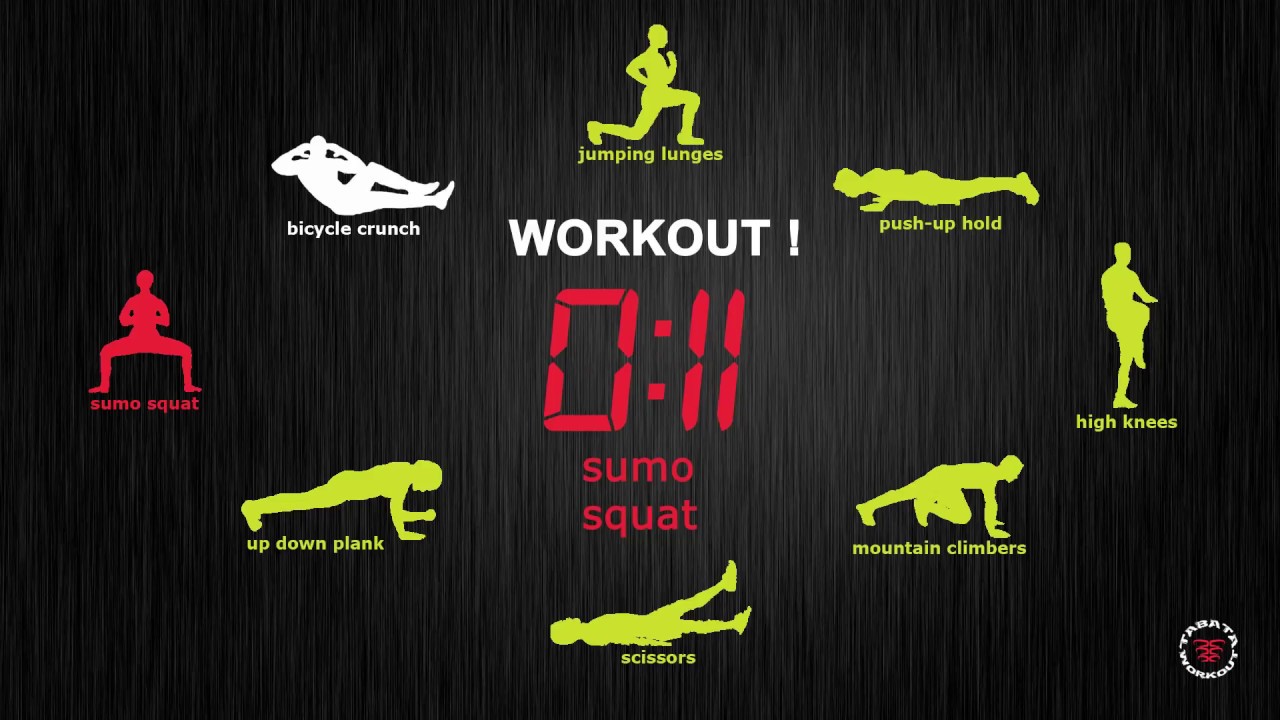 TABATA WORKOUT - Bodyweight Exercises