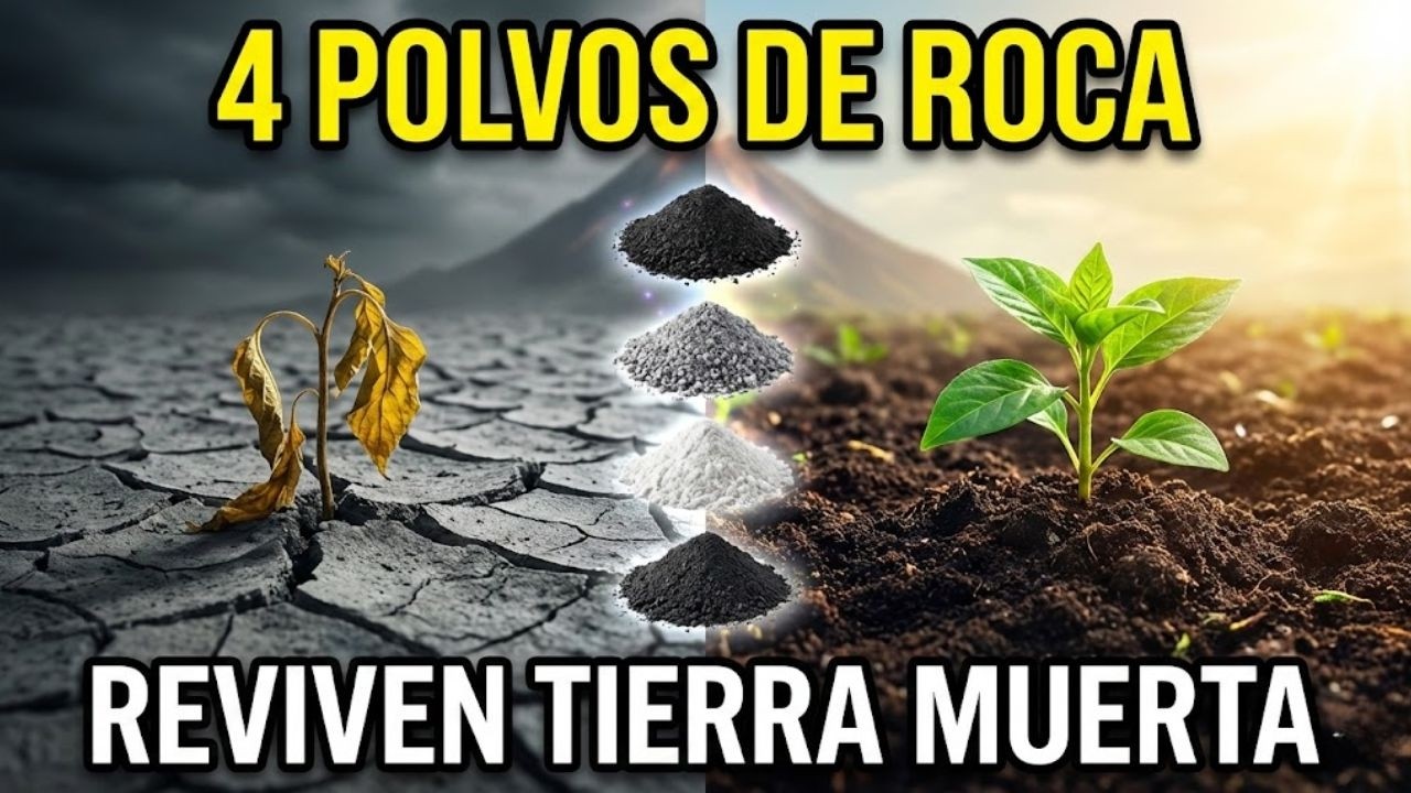 4 Polvos de Roca que Reviven Tierra Muerta (El Secreto de los Volcanes)
