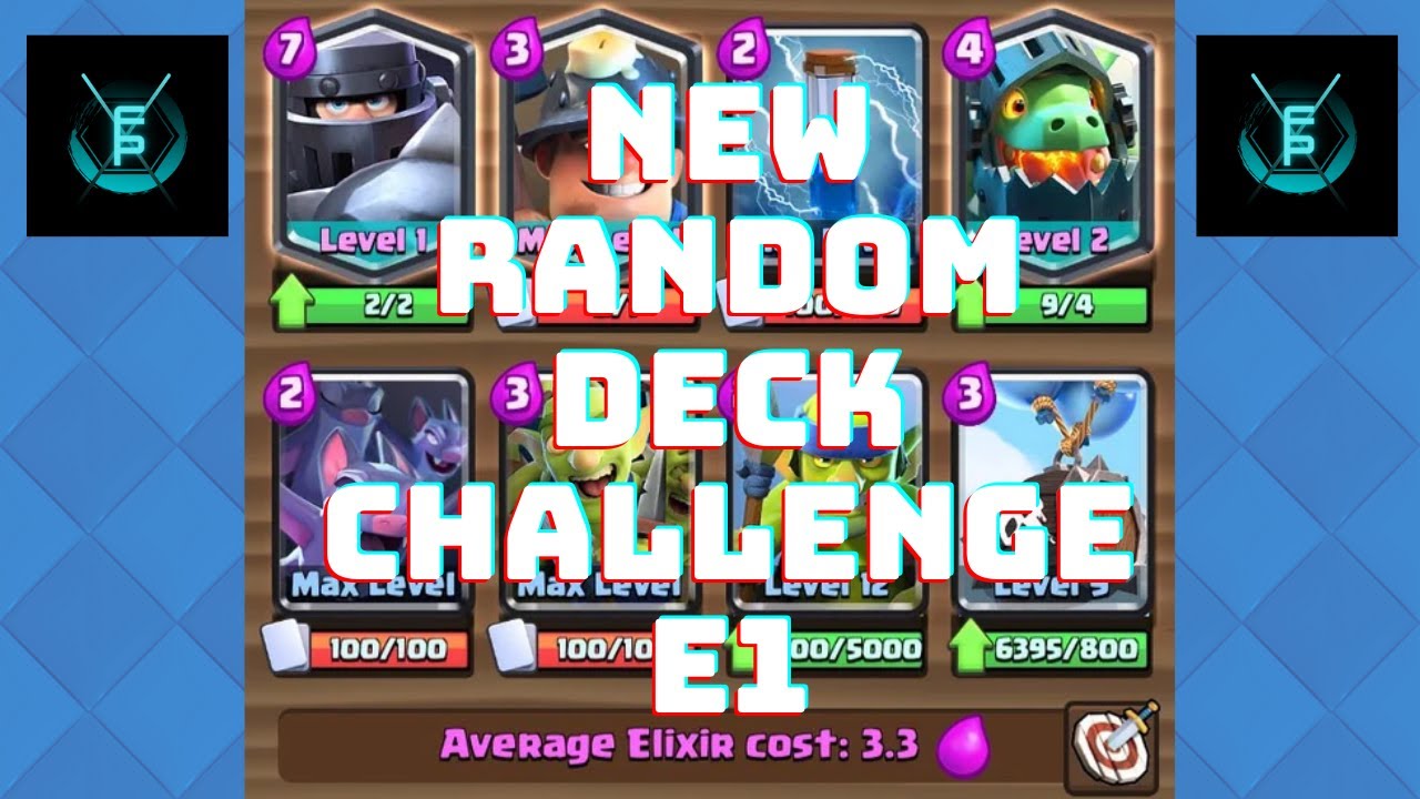 Clash Royale Random Deck Daily Challenge!