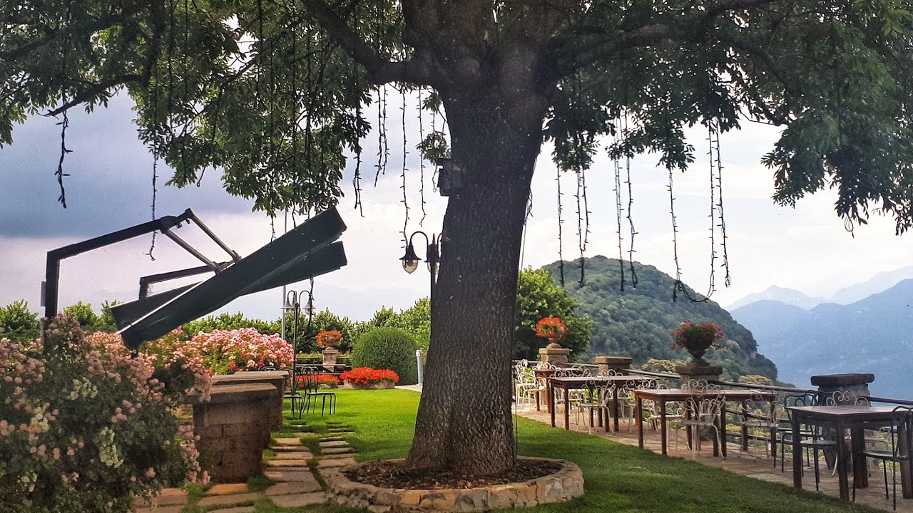 Madonnina Restaurant, Barni Italy - Ristorante La Madonnina,Barni Italia -Mountain View Lake of Como