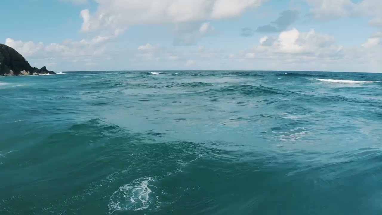 Ocean waves and peaceful shores